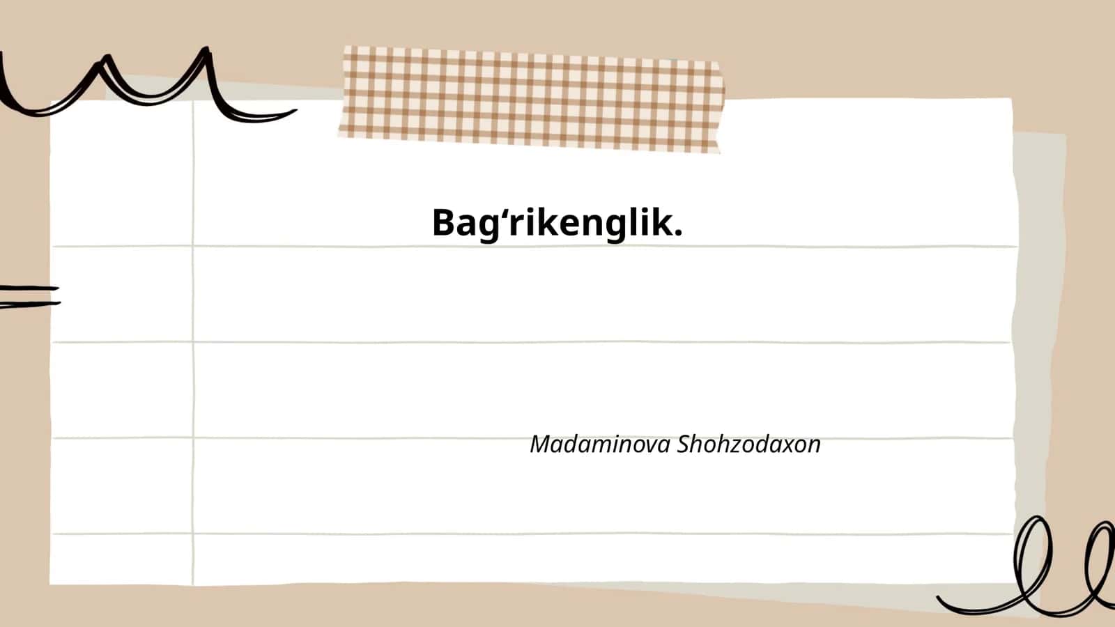 Bag‘rikenglik va madaniy xilma-xillik