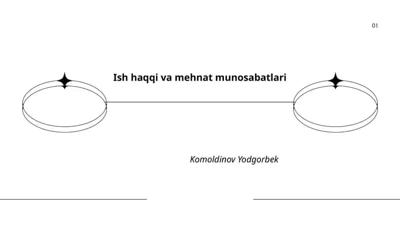 Ish haqqi va mehnat munosabatlari