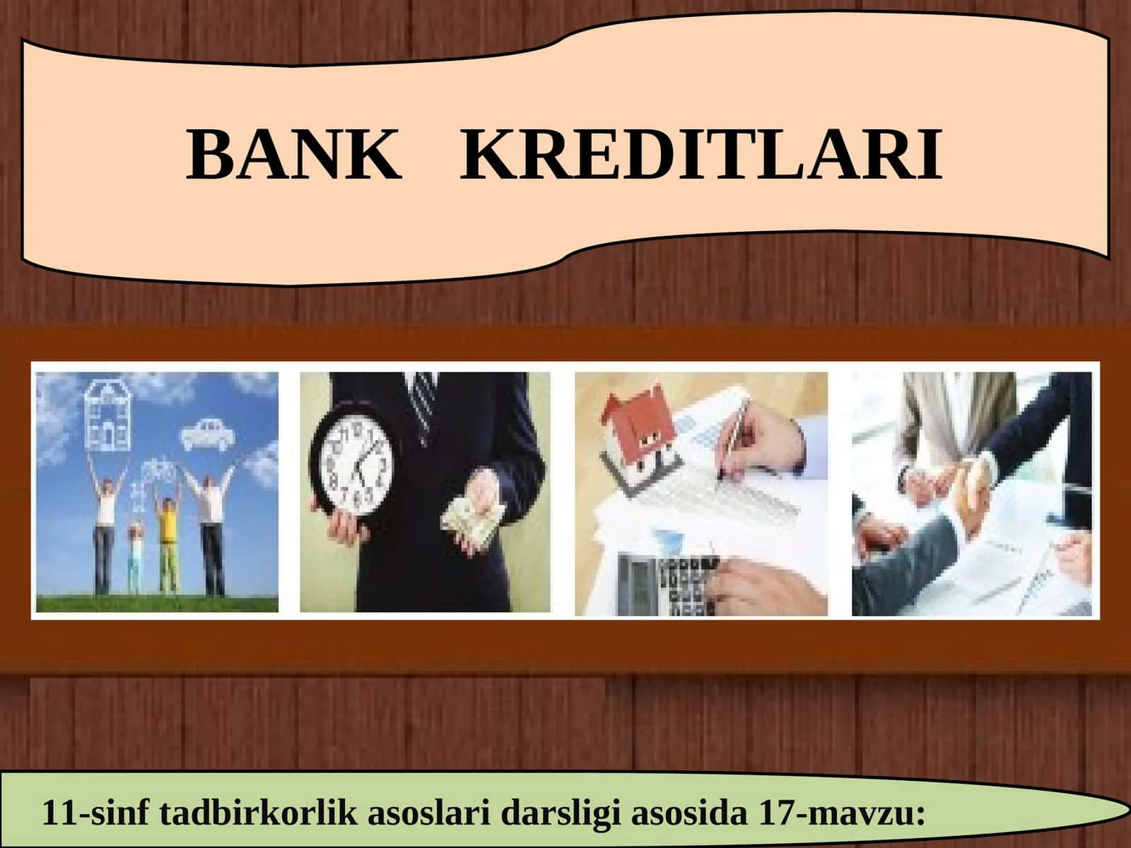 BANK KREDITLARI