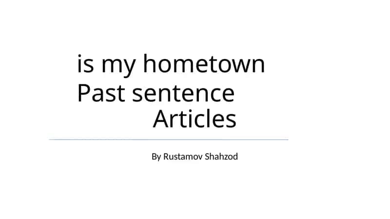 Articles
