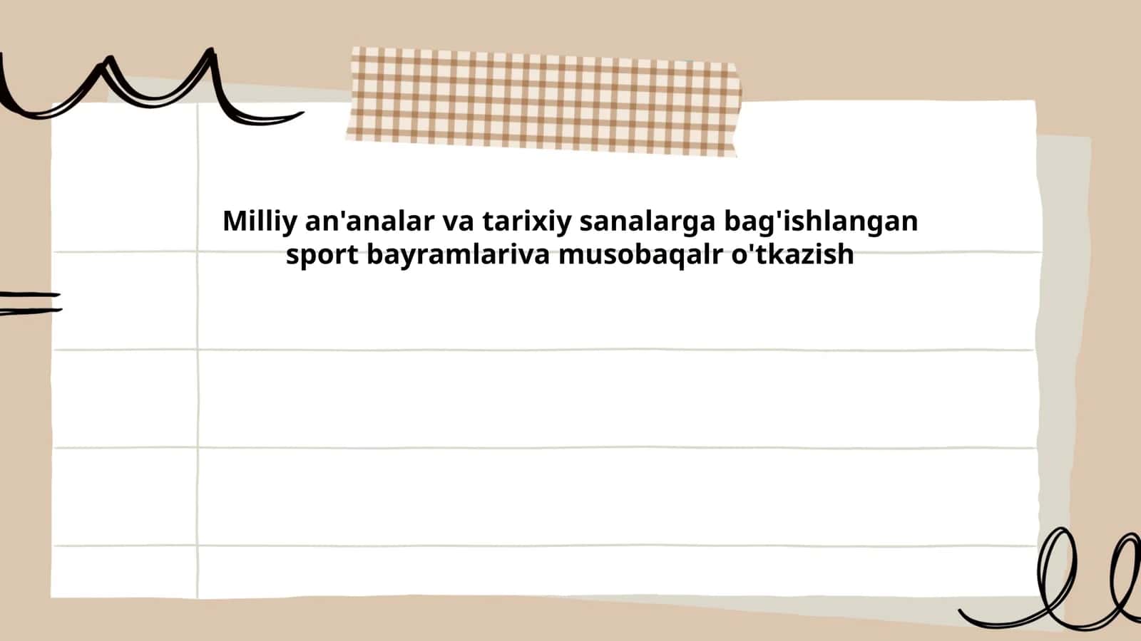Navro'z bayramiga bag'ishlangan an'anaviy sport o'yinlari va musobaqalar