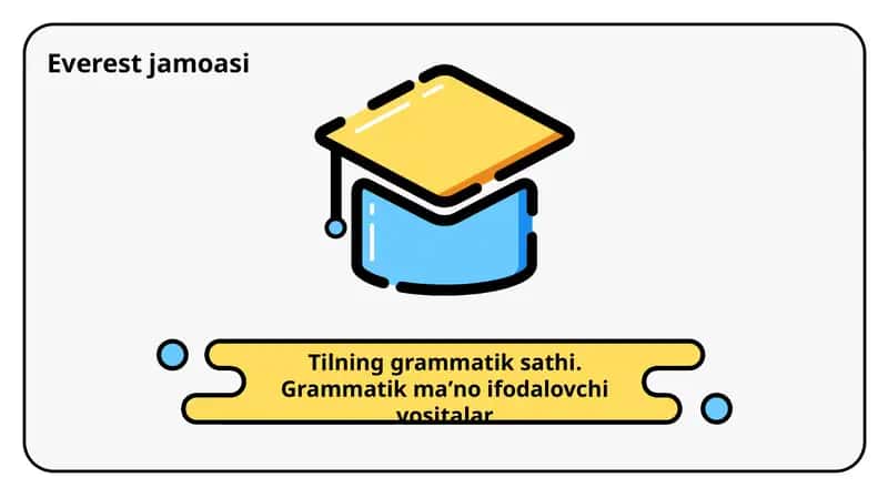 Tilning grammatik sathi