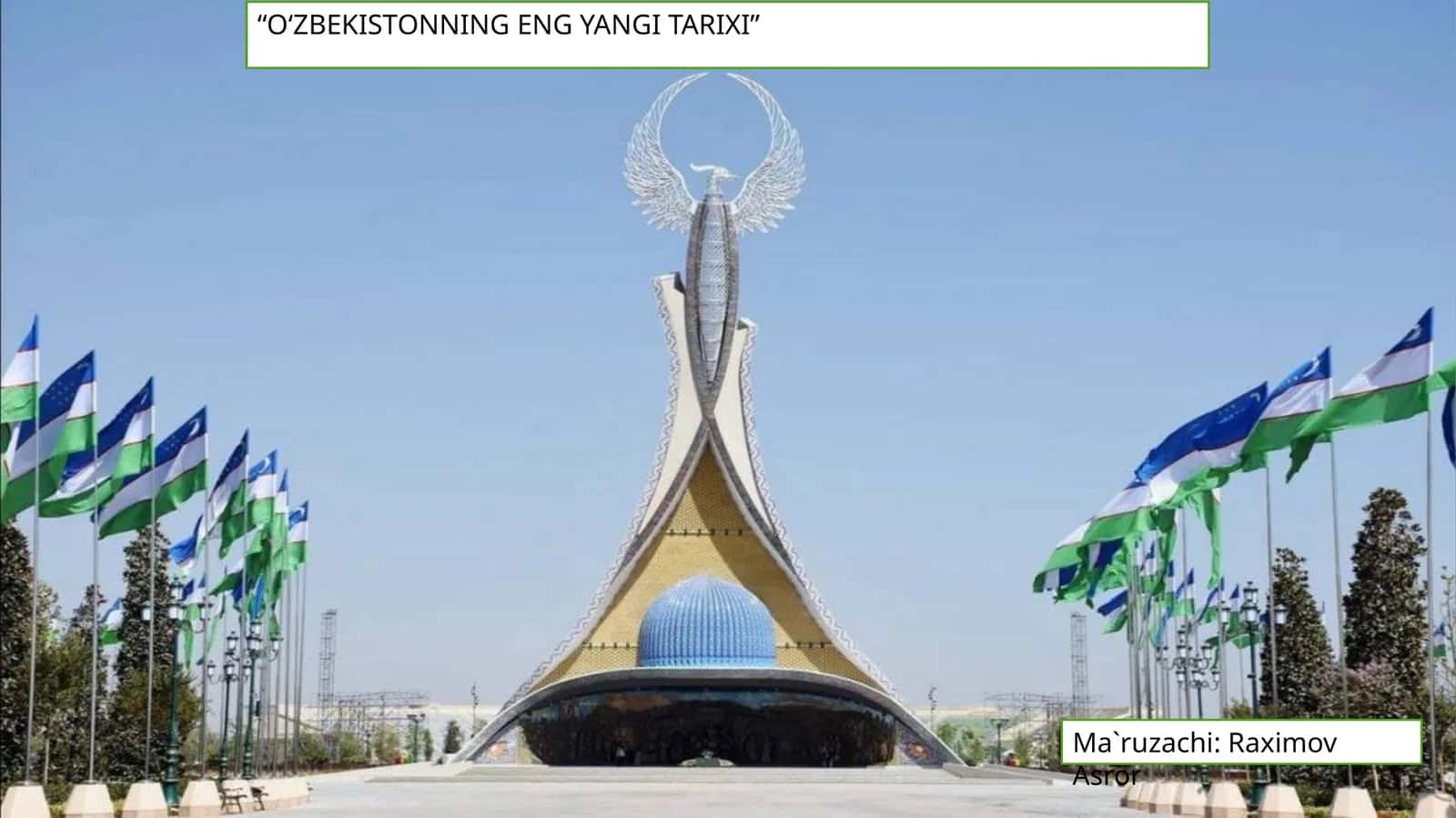 O'zbekistonning eng yangi tarixi