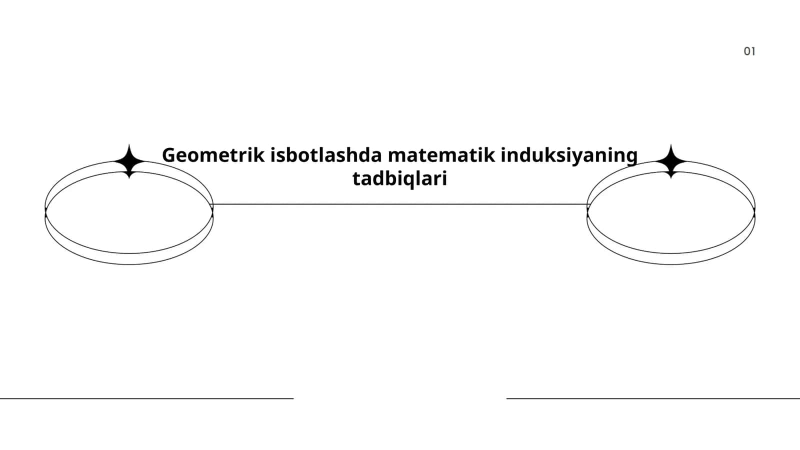 Geometrik isbotlashda matematik induksiyaning tadbiqlari