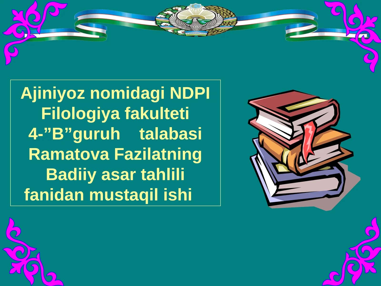 NDPI filologiya fakulteti