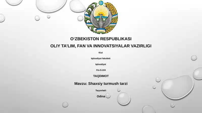 Turmush tarzi asoslari