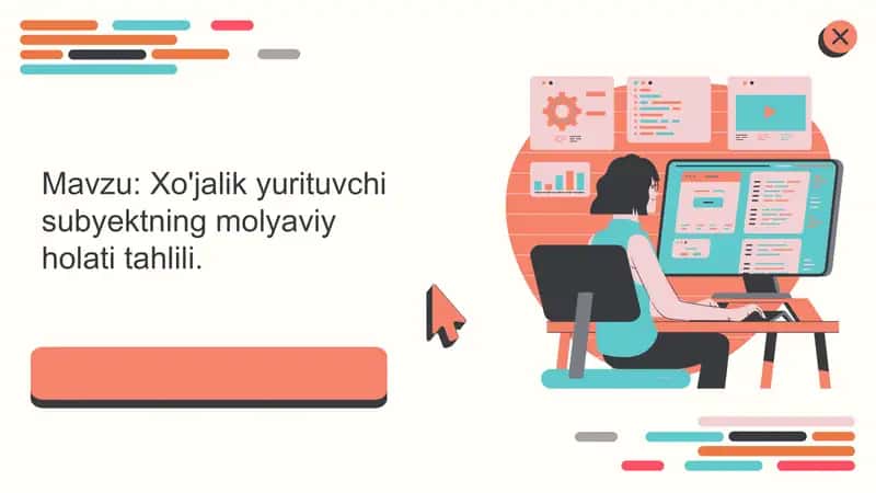 Xo'jalik yurituvchi subyektning molyaviy holati tahlili