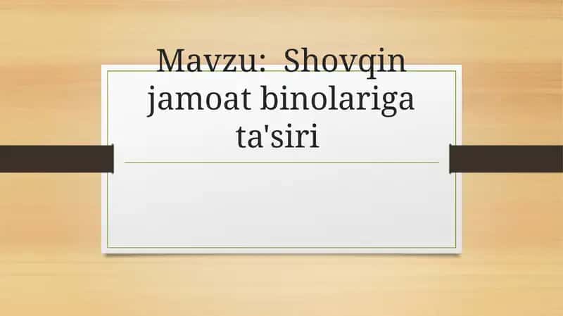 Shovqinjamoatbinolari gata'siri