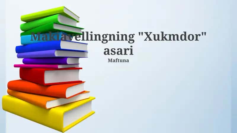 Makiavellingning "Xukmdor" asari