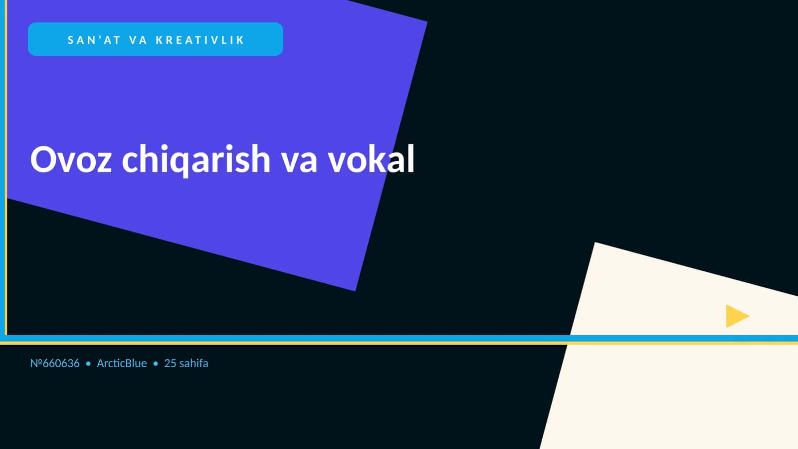 Ovoz chiqarish va vokal