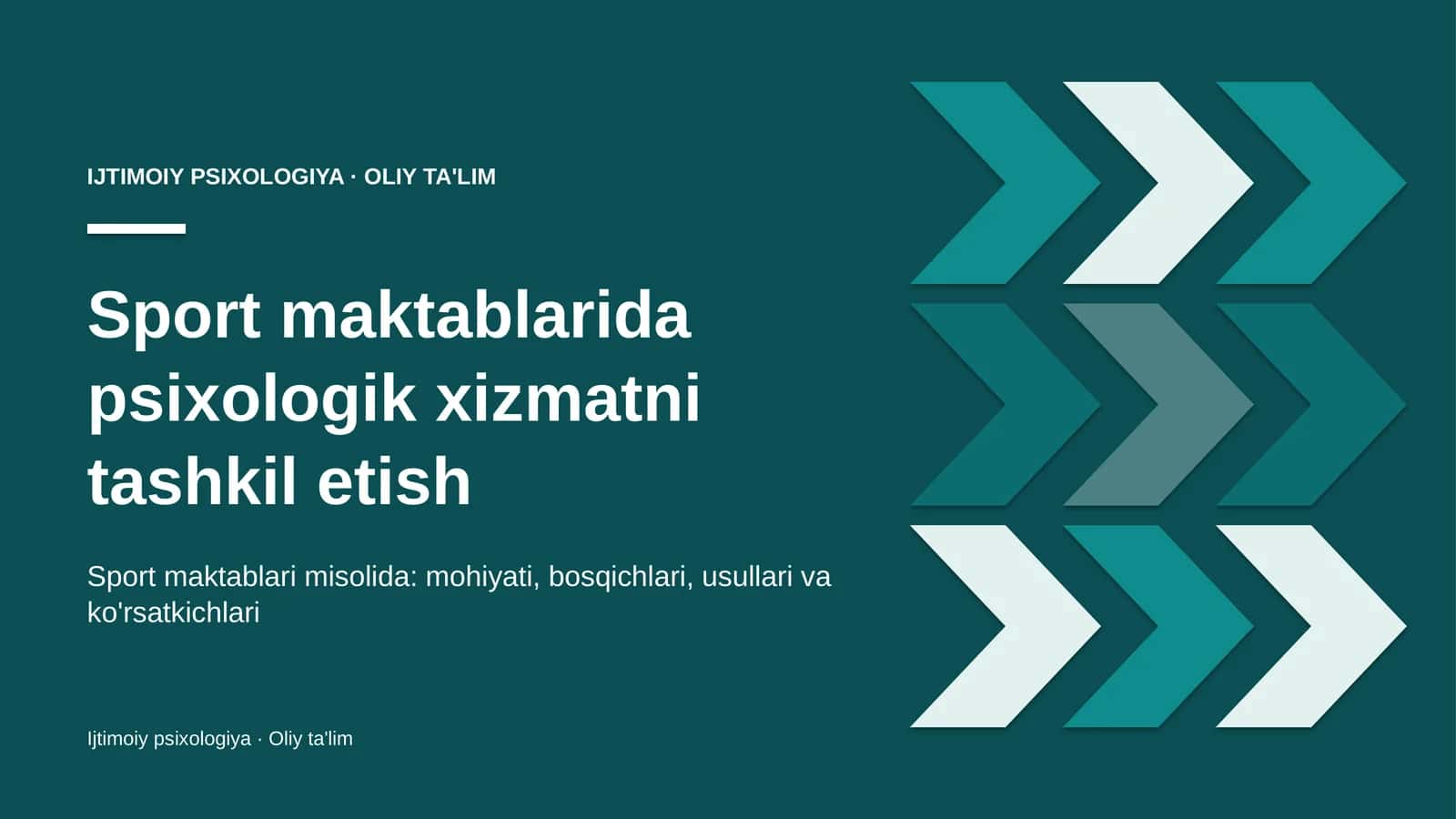 sport maktablarida psixologik xizmatni tashkil etish 9544