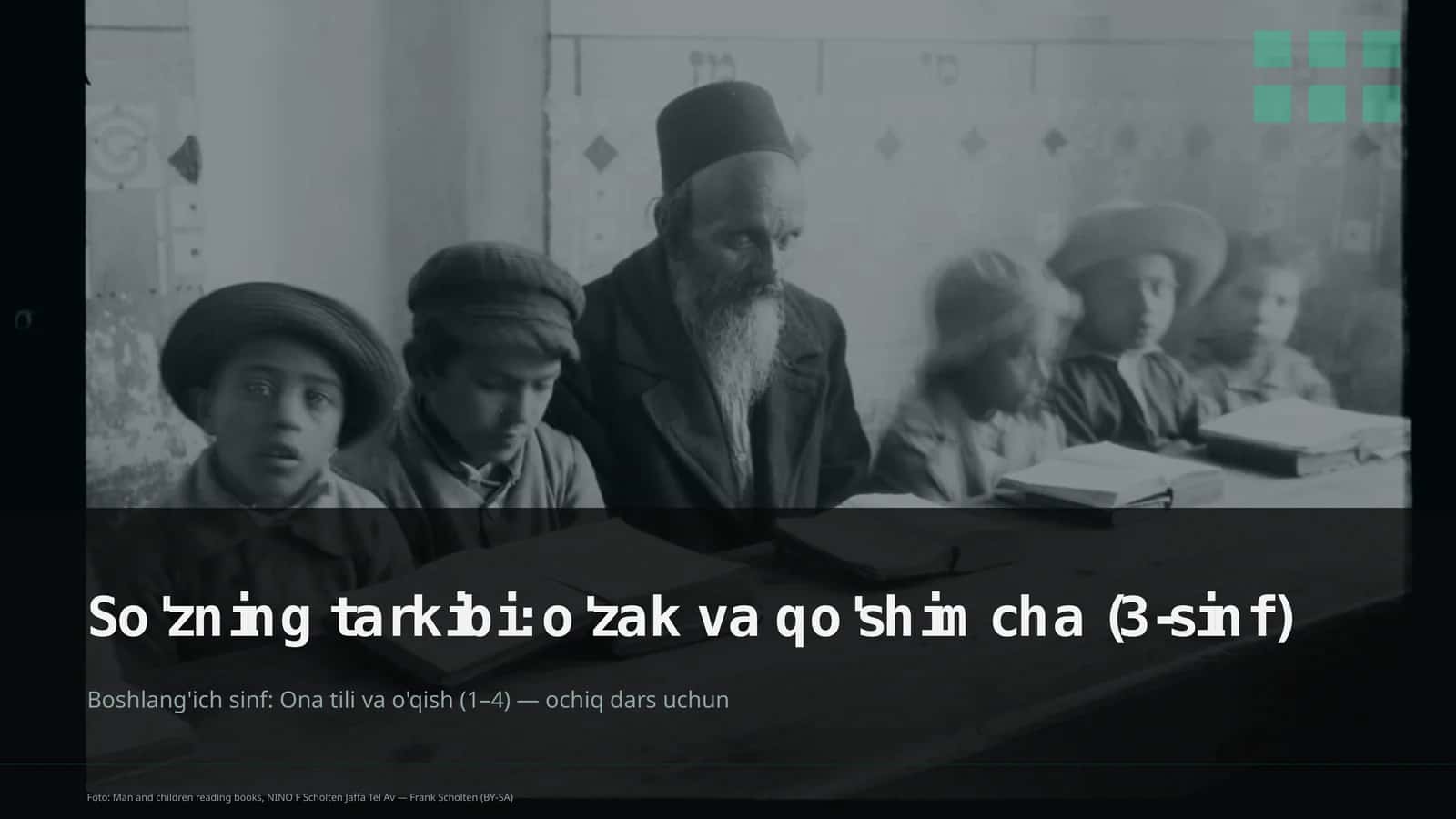 So'zning tarkibi: o'zak va qo'shimcha (3-sinf)