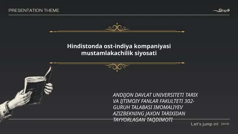 Hindistonda ost-indiya kompaniyasi mustamlakachilik siyosati