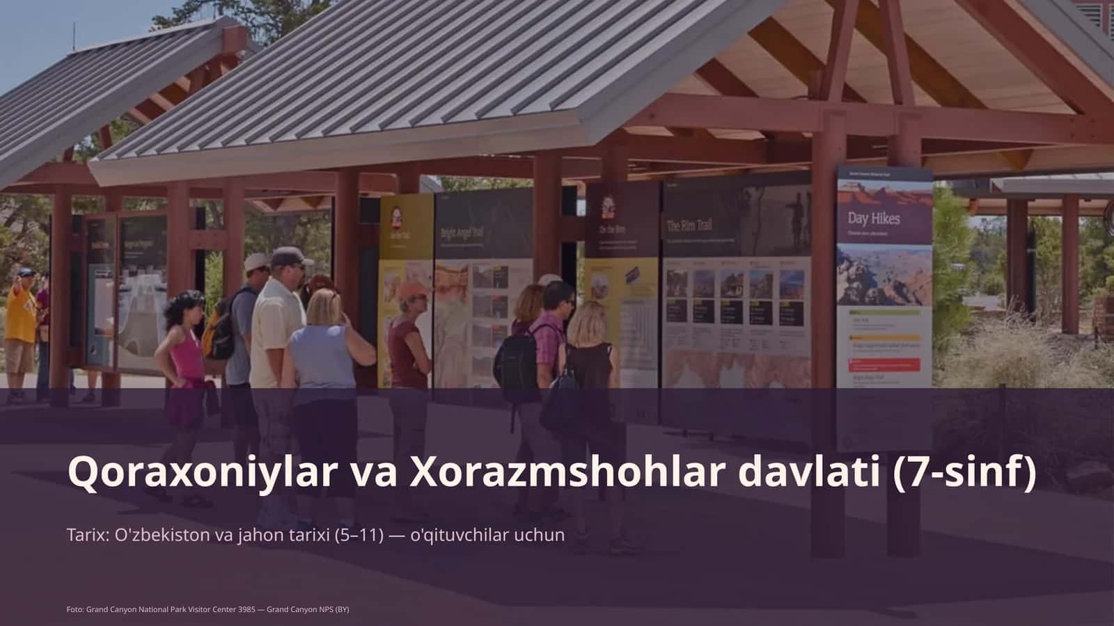 Qoraxoniylar va Xorazmshohlar davlati (7-sinf)