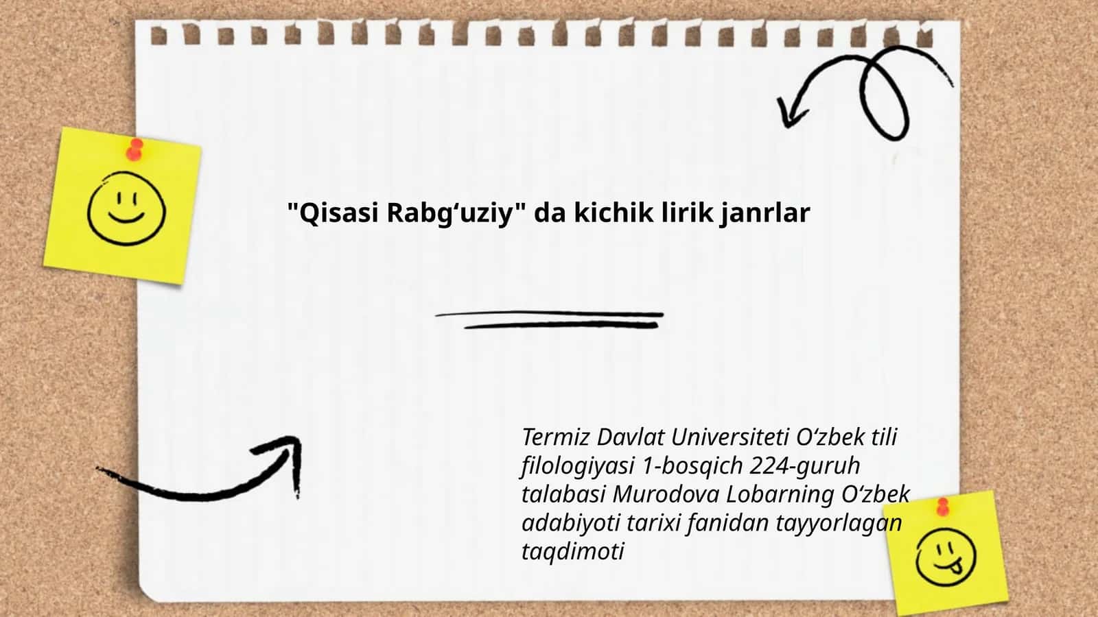"Qisasi Rabgʻuziy" da kichik lirik janrlar