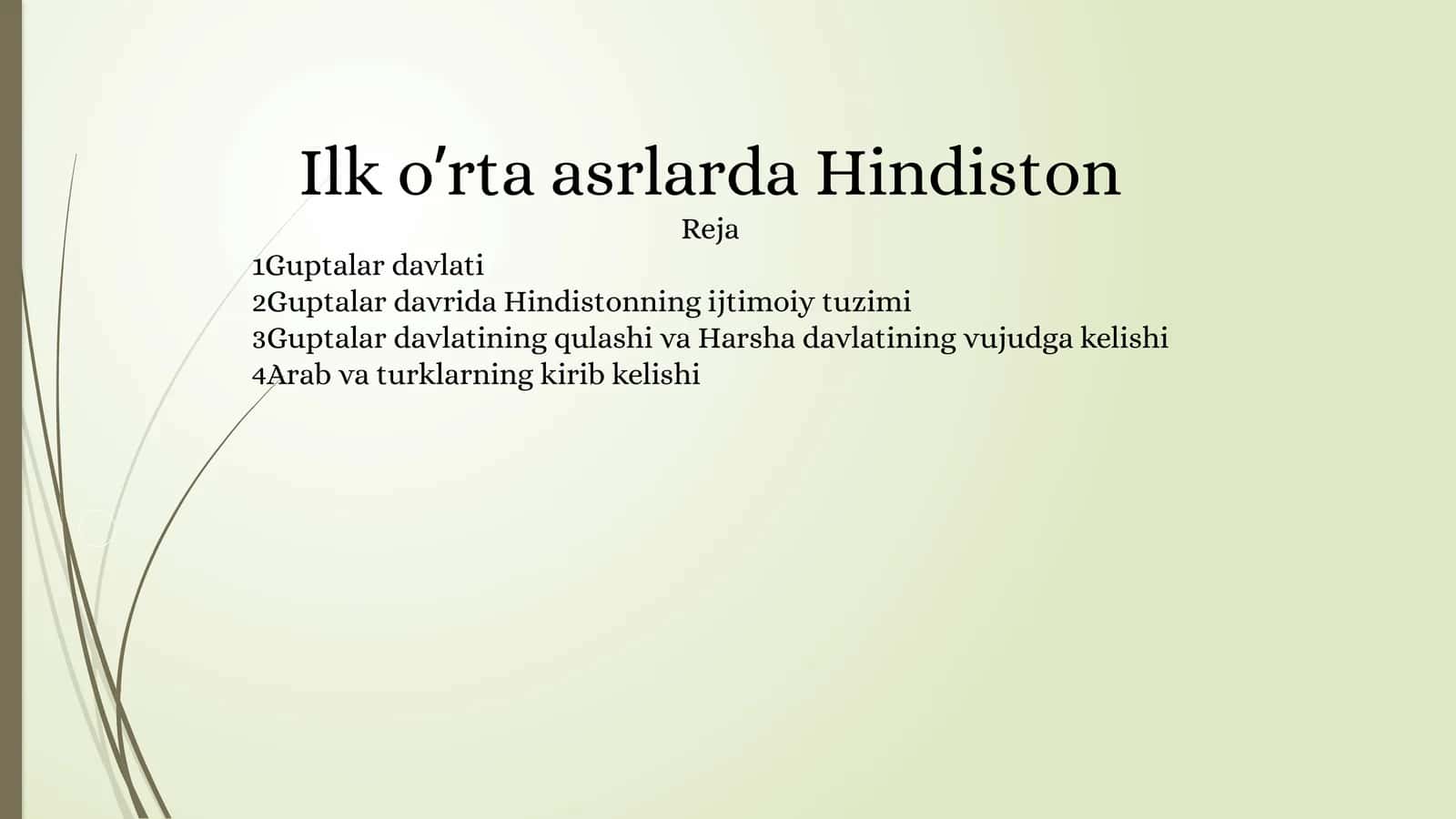 Ilk o’rta asrlarda Hindiston