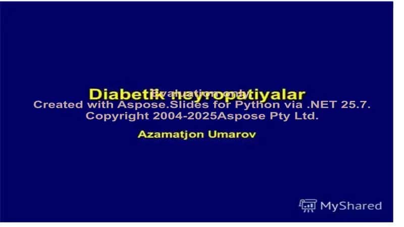 Diabetik neyropatiya