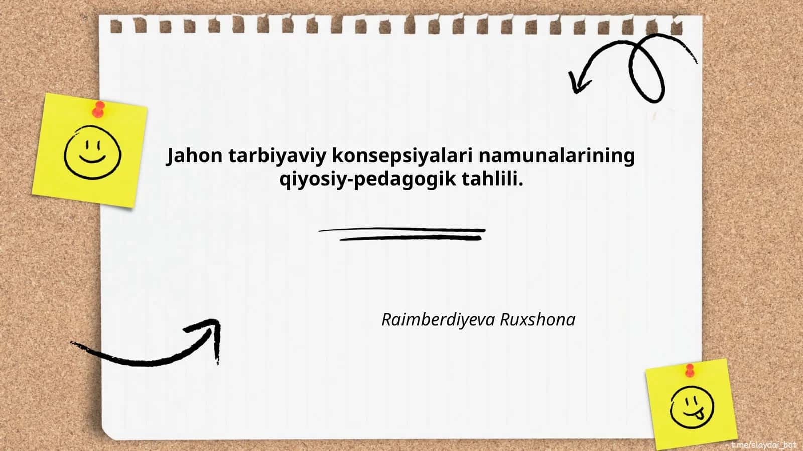 Jahon tarbiyaviy konsepsiyalari namunalarining qiyosiy-pedagogik tahlili