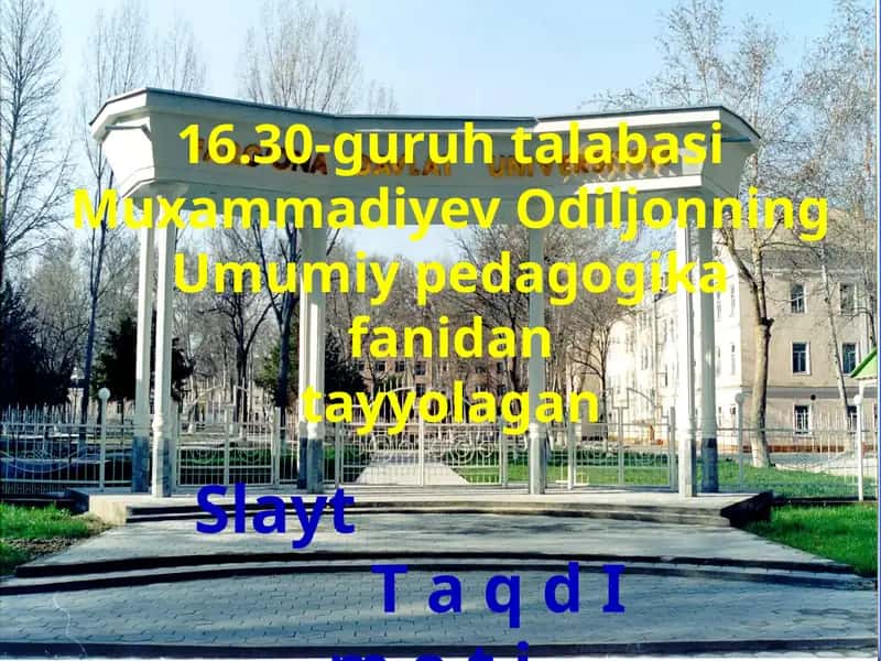 Boshlang’ich ta’lim va sport tarbiyaviy ishlo'nalishi