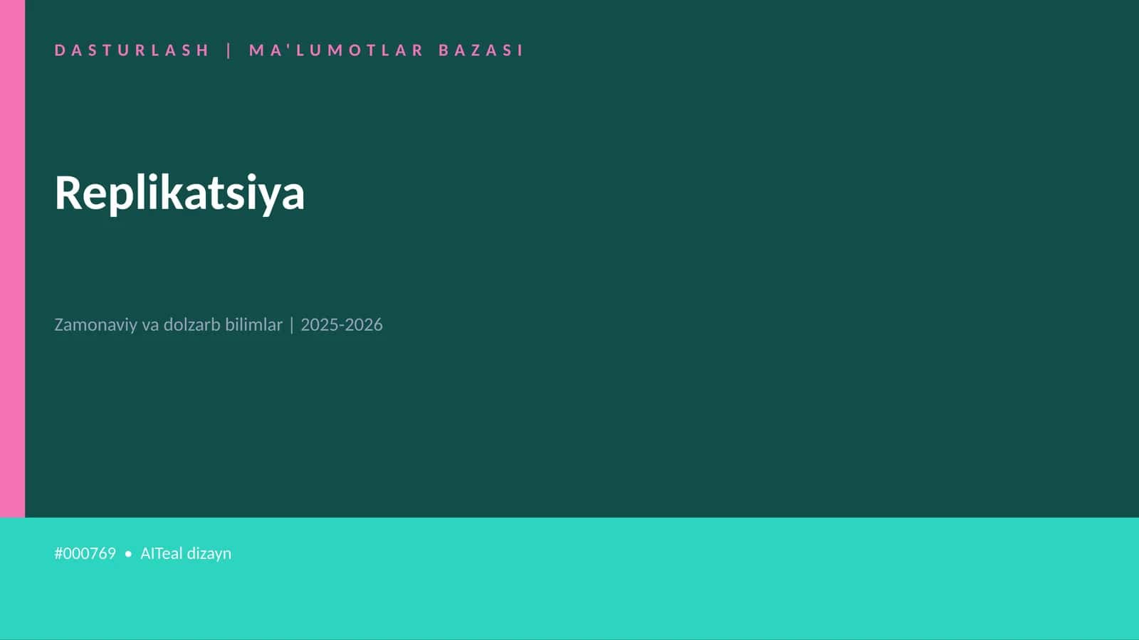 Replikatsiya