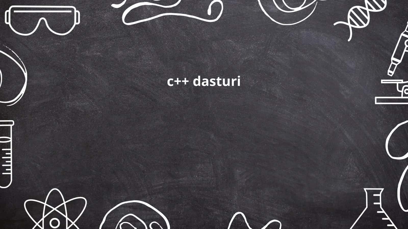 C++ dasturlash tiliga kirish
