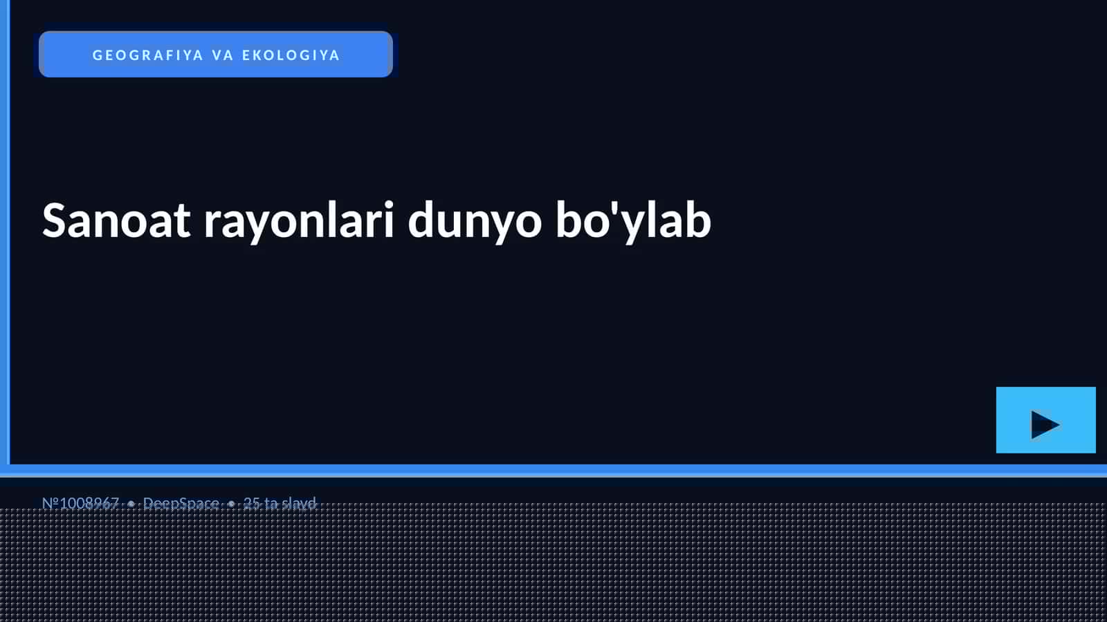 Sanoat rayonlari dunyo bo'ylab