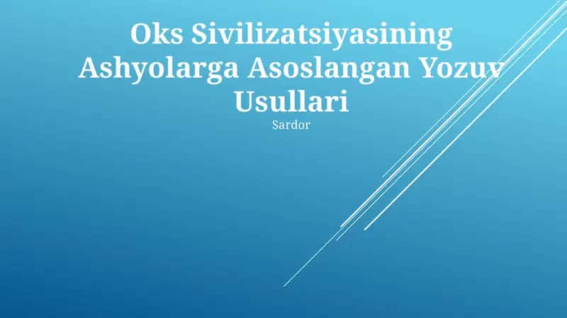 Shumer tsivilizatsiyasining mixxat yozuvi