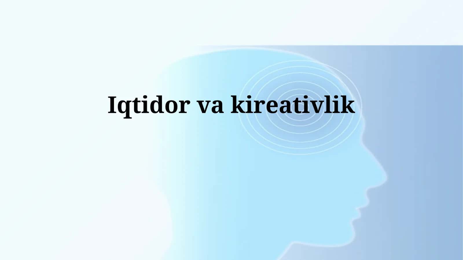 Iqtidorvakireativlik