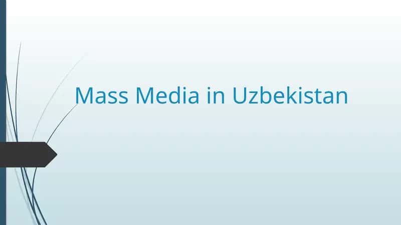 Mass Media in Uzbekistan
