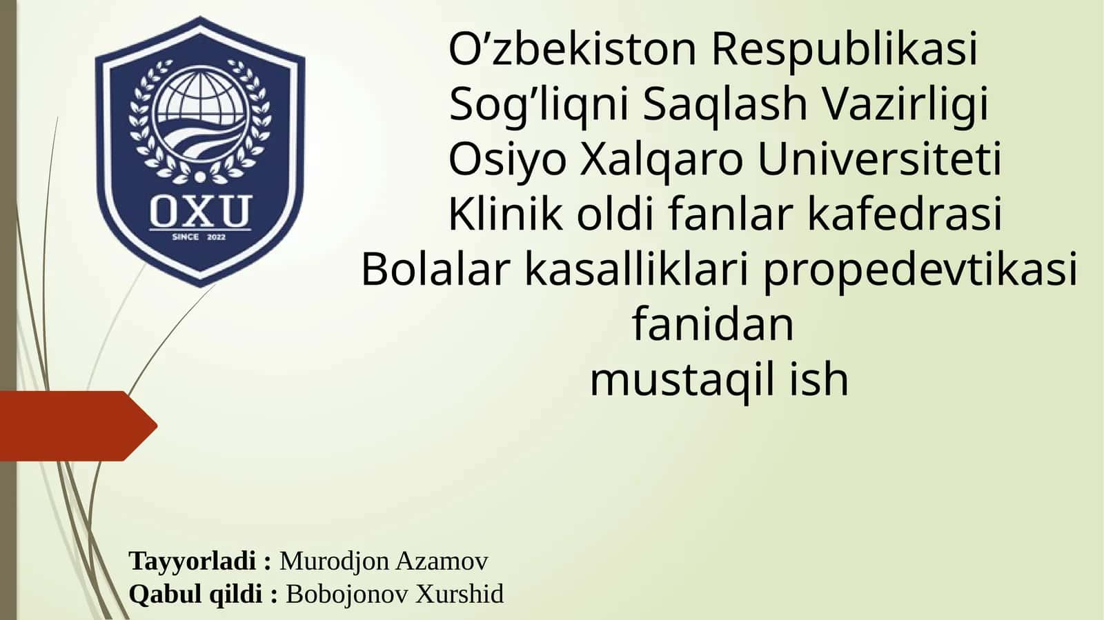 Bolalarni uzoq muddatli subfebrilitetlar