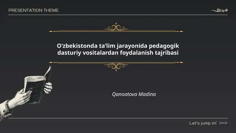 Pedagogik Dasturiy Vositalar