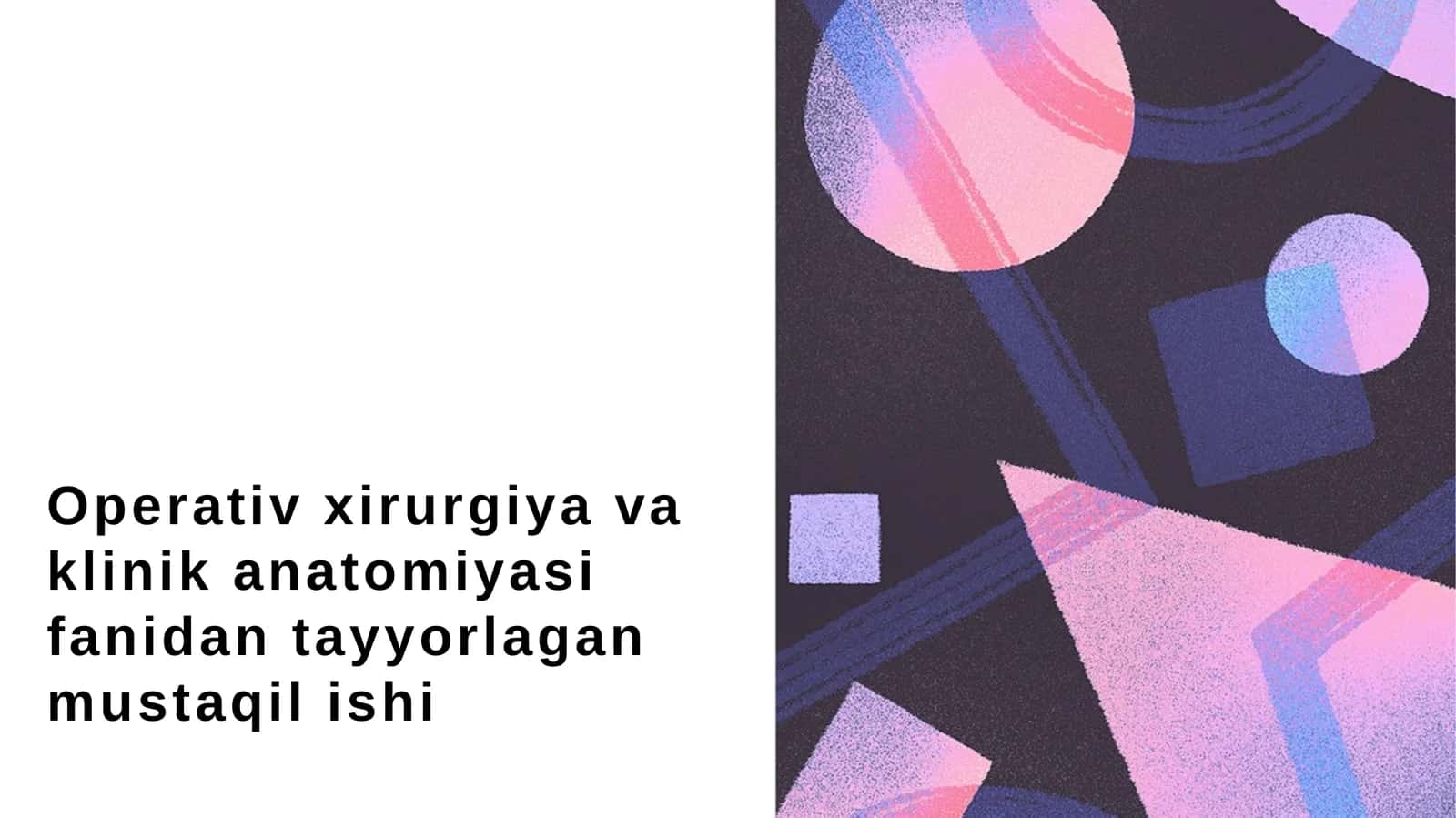 Pnevmonektomiya, lobektomiya, segmentektomiya texnikasi