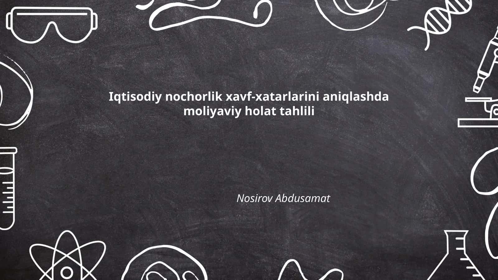 Moliyaviy holat tahlili va ahamiyati