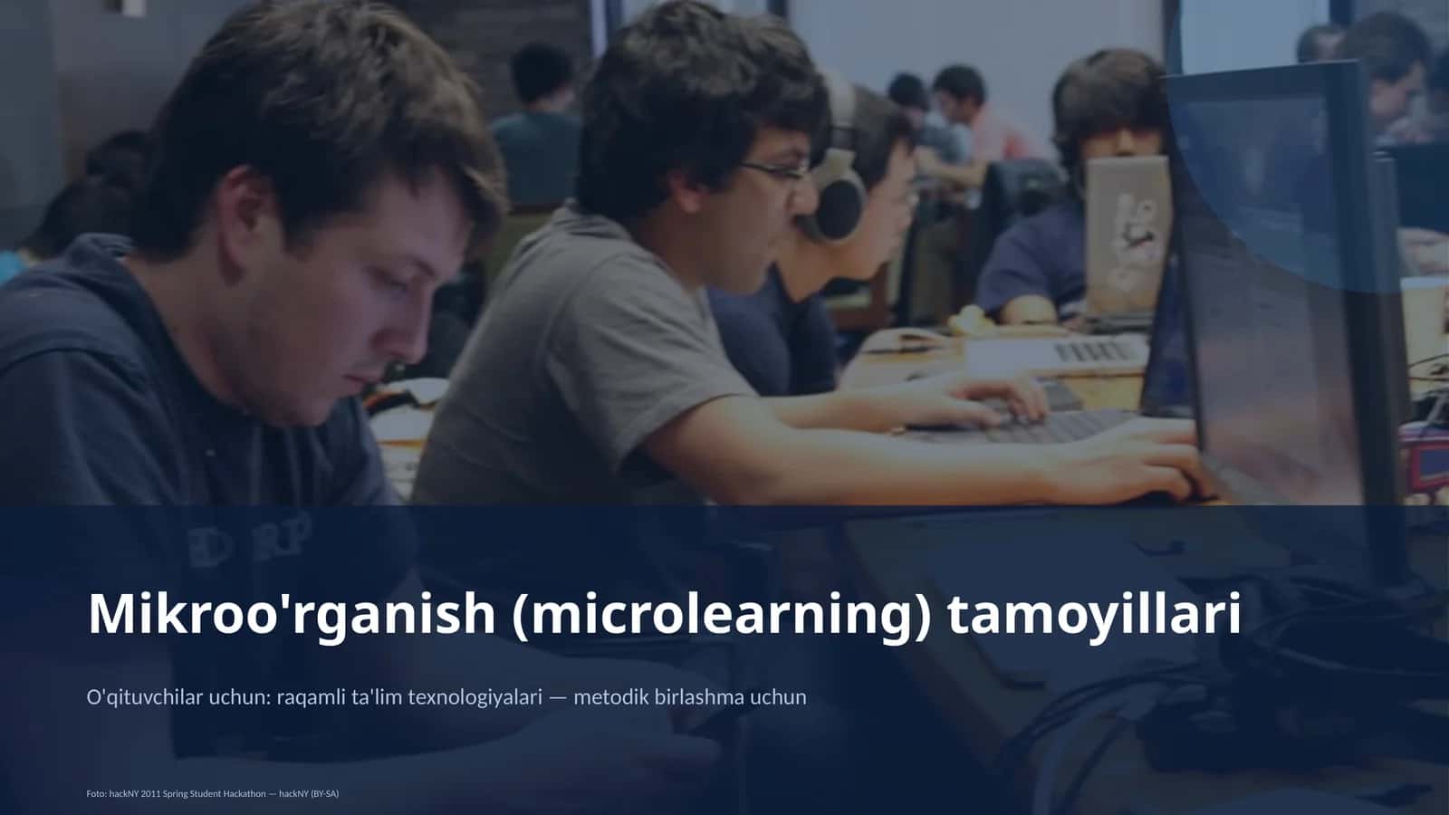 Mikroo'rganish (microlearning) tamoyillari