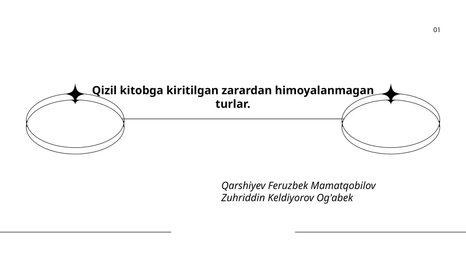 Qizil kitobga kiritilgan zarardan himoyalanmagan turlar