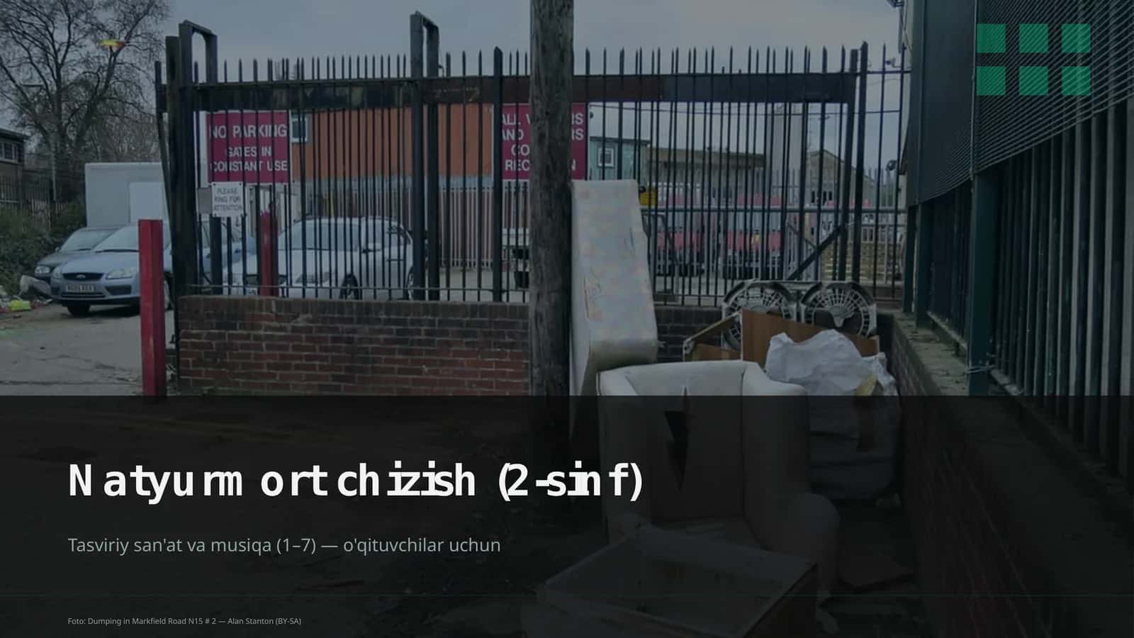 Natyurmort chizish (2-sinf)
