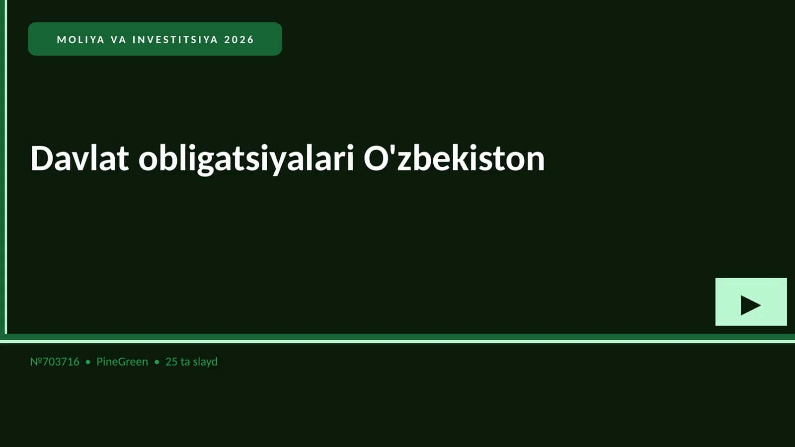 Davlat obligatsiyalari O'zbekiston