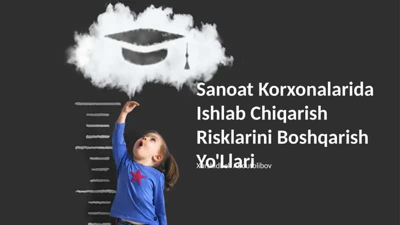 Sanoat Korxonalarida Ishlab Chiqarish Risklarini Boshqarish Yo'Llari