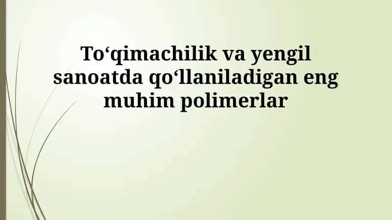Polimerlar