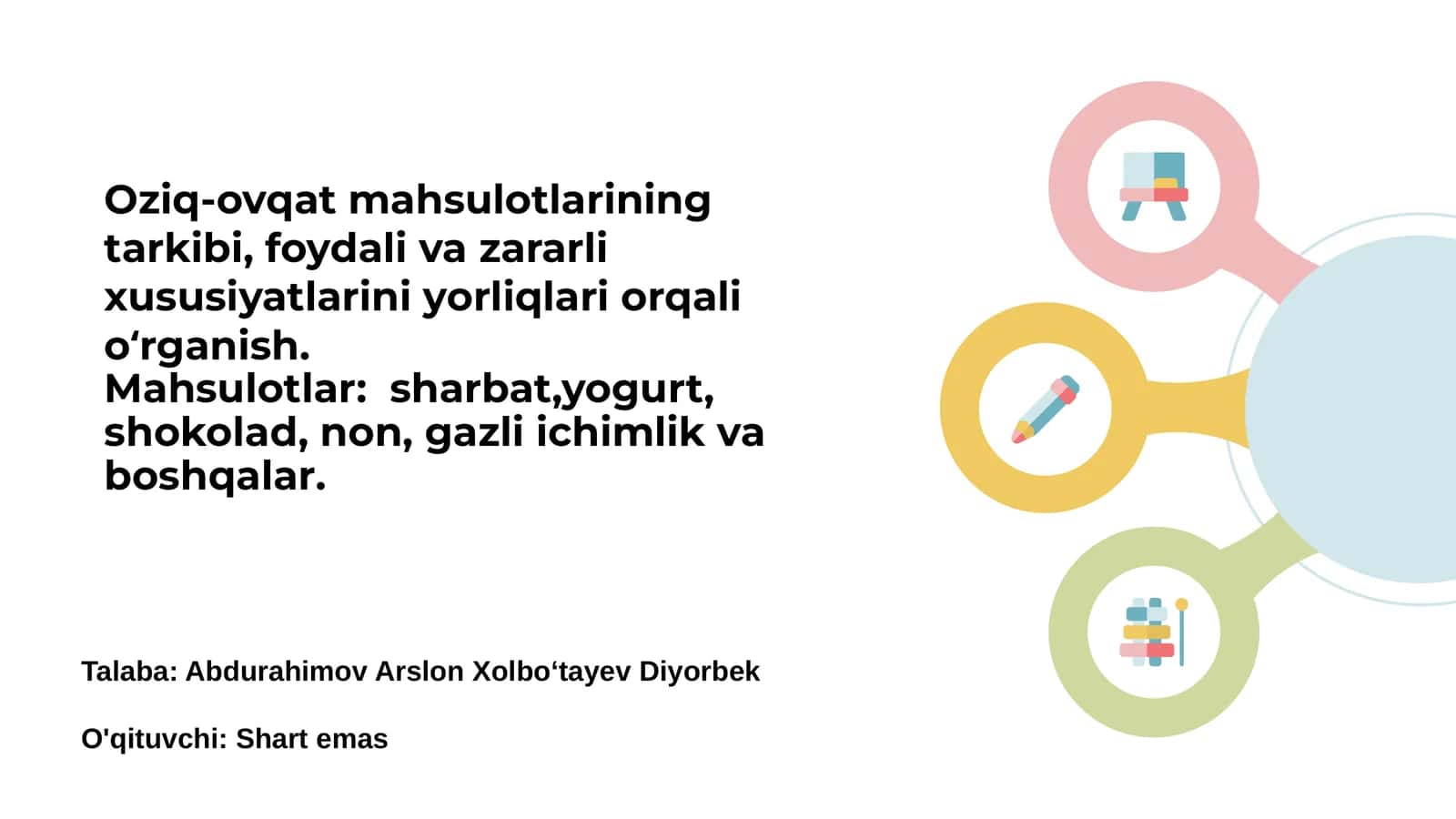 Oziq-ovqat mahsulotlari