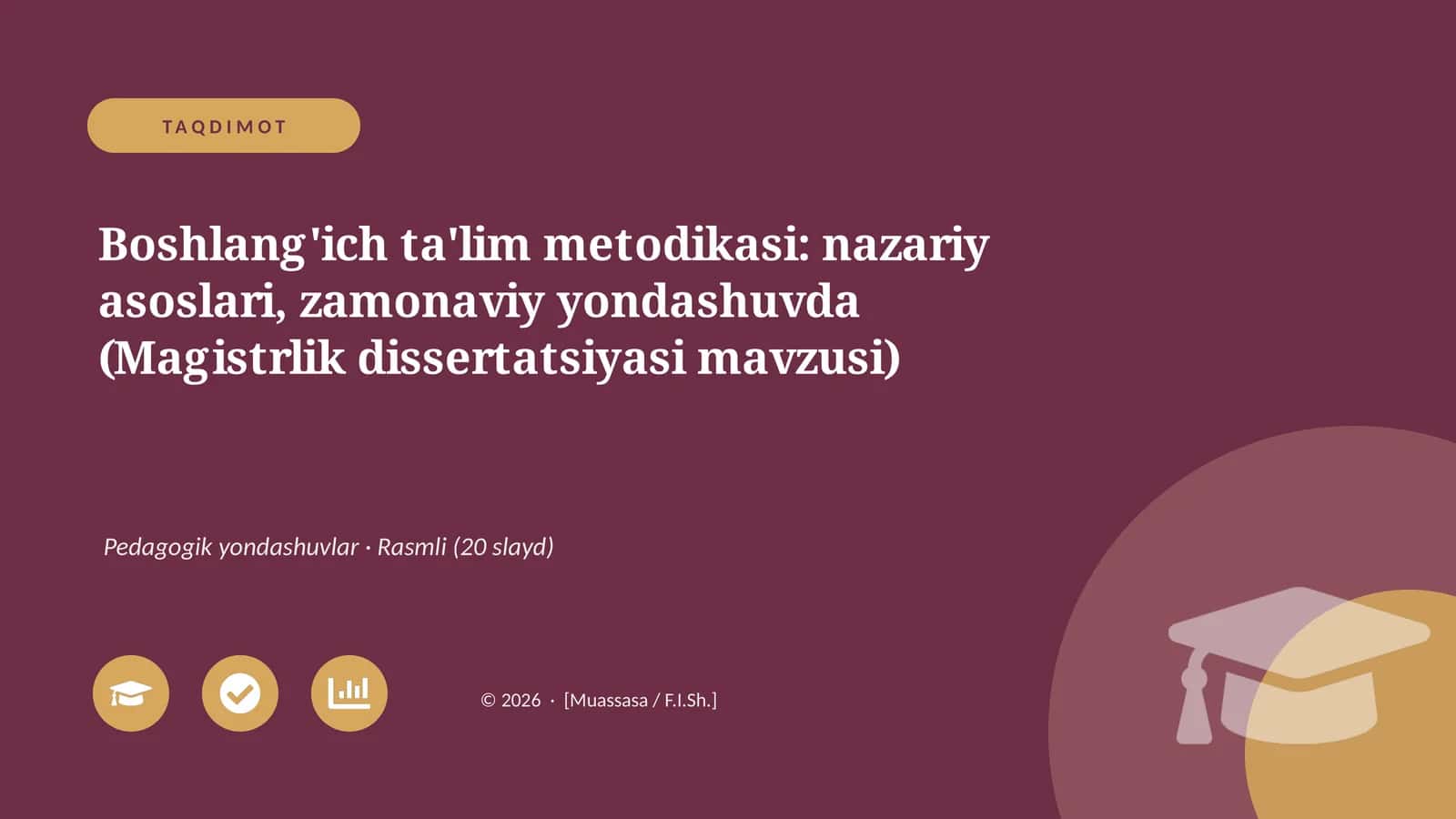 Boshlang'ich ta'lim metodikasi: nazariy asoslari, zamonaviy yondashuvda