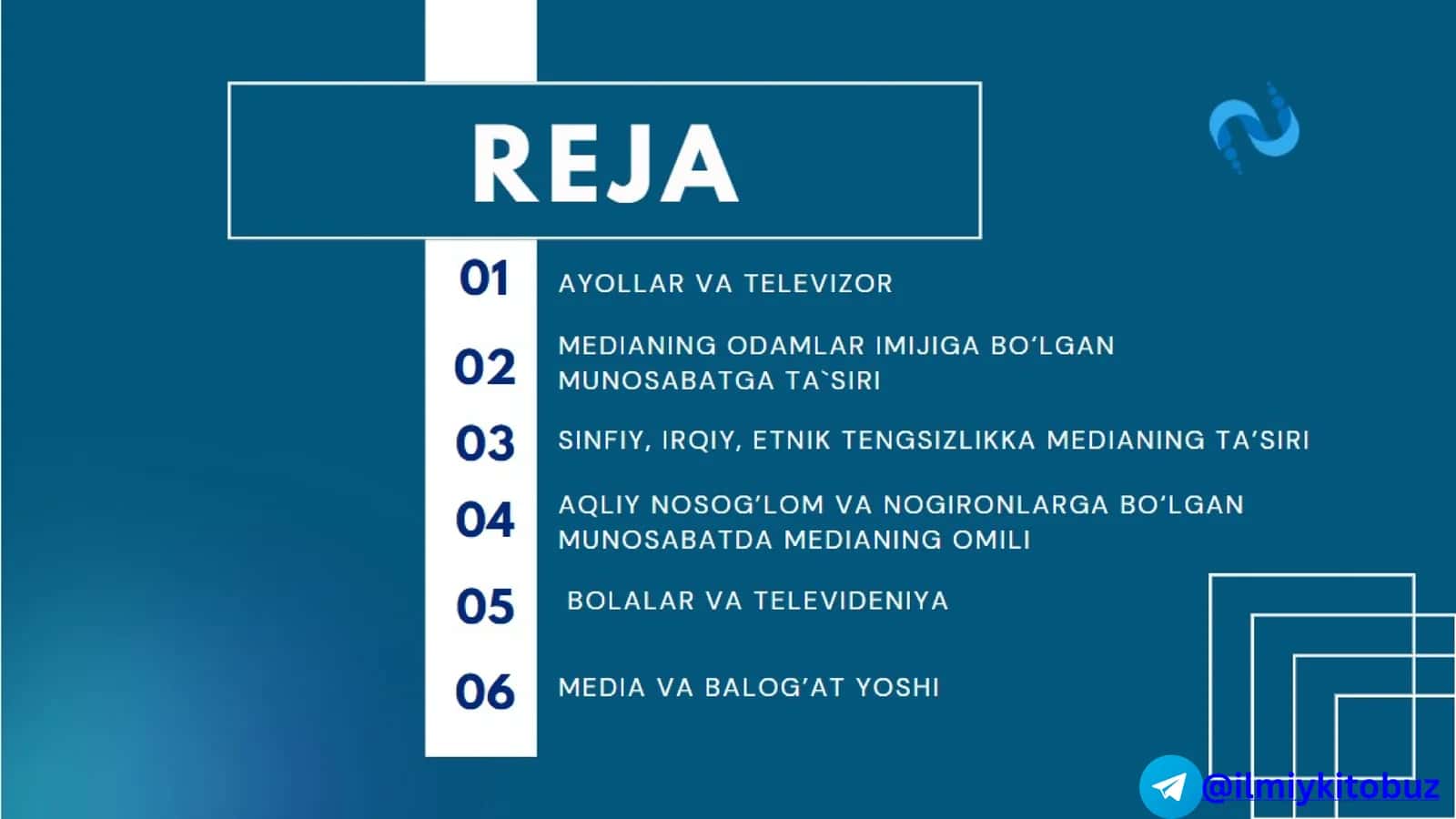 Mediada tengsizlik masalalari