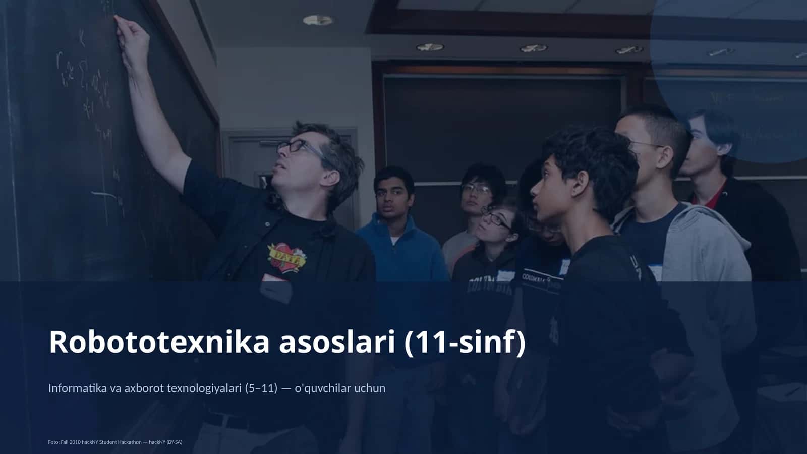 Robototexnika asoslari (11-sinf)