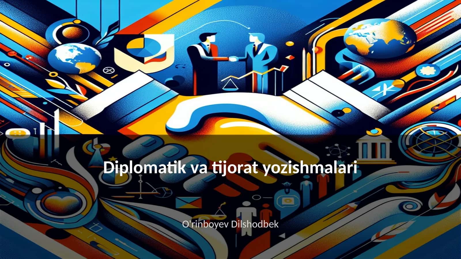 Diplomatik va tijorat yozishmalari