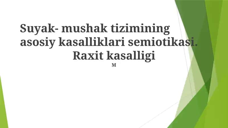 Raxit kasalligi