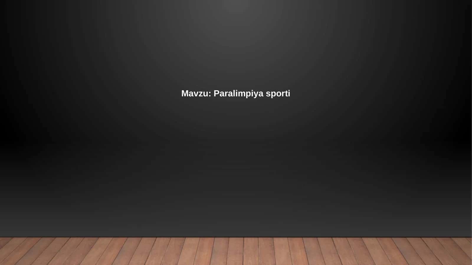 Paralimpiyasporti
