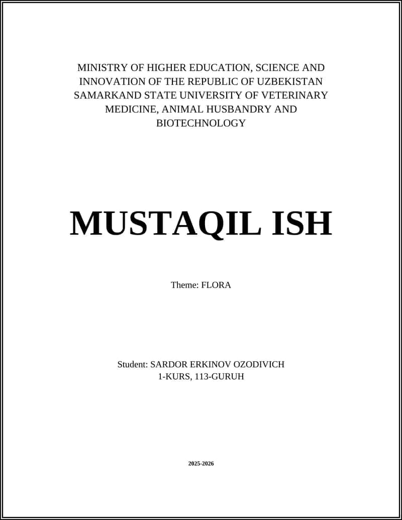 Plant taxonomy and classification