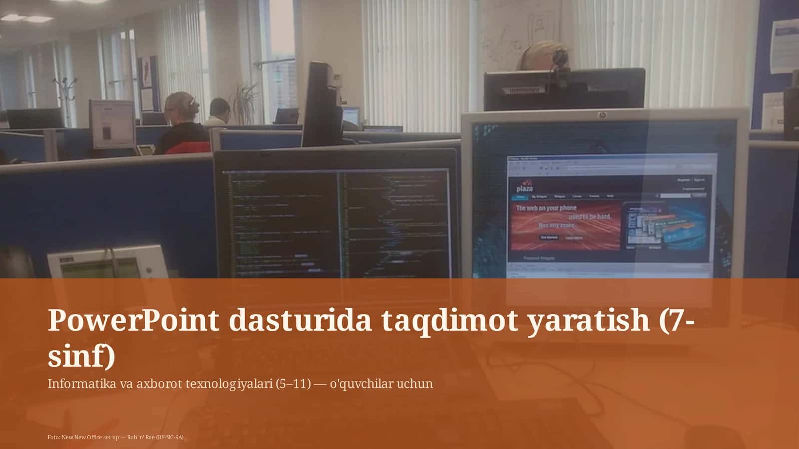 PowerPoint dasturida taqdimot yaratish (7-sinf)