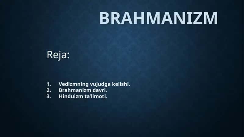 Brahmanizm