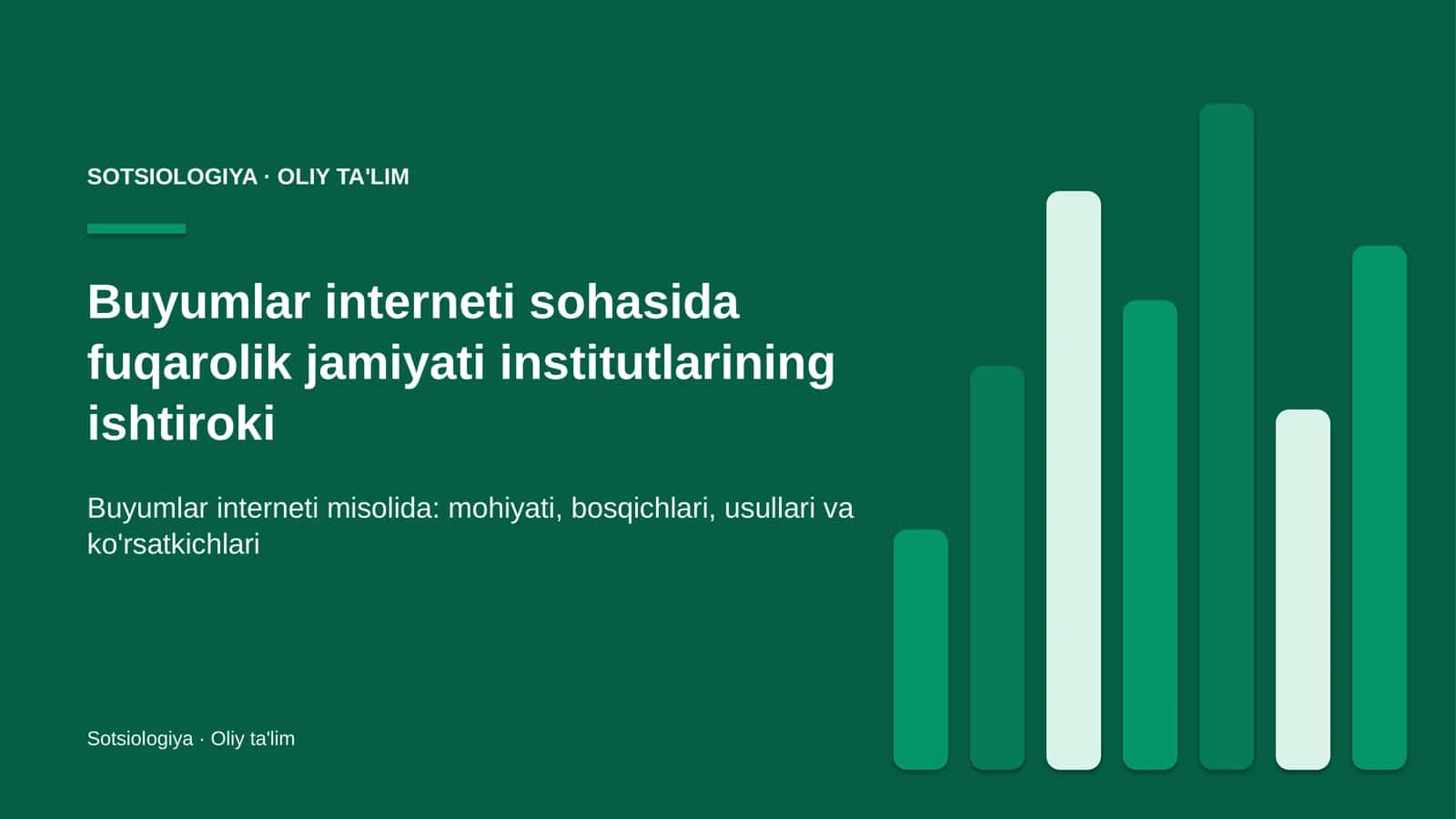 Fuqarolik jamiyati institutlari ishtiroki: mohiyati